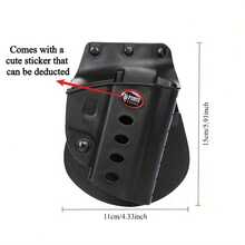 Tactical Right Hand BRV M9 Holster, CQB Waist Belt Quick Draw Holster - With Rotating Buckle, Fits M9, Beretta 92, P226, USP And More Pistols! ABS Material, Classic Design, Gun Accessories