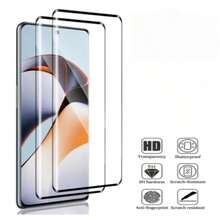 Curved Screen Protector, 2pcs, Compatible With Honor 200/200 Pro/400 Pro/Magic7 Lite/Magic7 Pro Curved Black Edge Screen Protector, High Definition Transparent Anti-Scratch Anti-Drop Tempered Glass Phone Screen Film - Clear - View 6