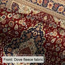 Red Floral Pattern Oriental Design Area Rug Washable Rug Vintage Traditional Floor Cover Foldable Thin Retro Accent Indoor Non Slip Carpet Print Mat Bedroom Living Room Bathroom Home Decor Large Carpets Dining Room Rug Kitchen Rugs For Entryway - A - 查看 5