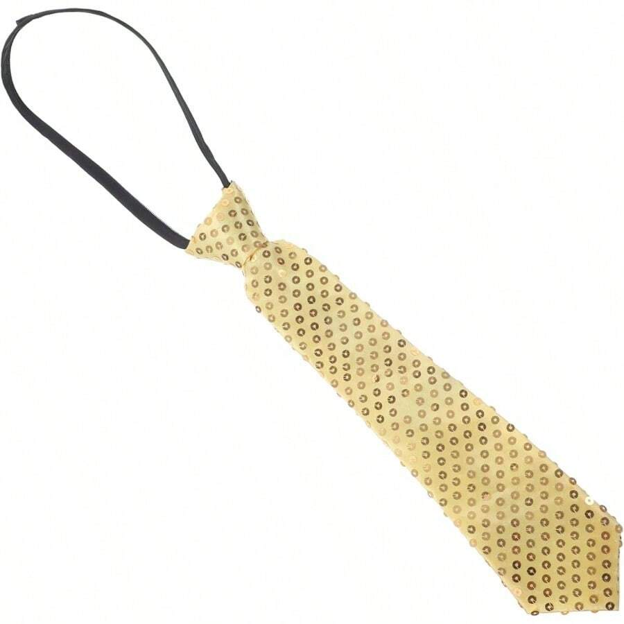 KICHOUSE Corbata De Lentejuelas Festiva Para Actuacin y Traje De Disfraz Ajuste Cmodo - inicial - Ver 1