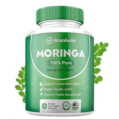 Rosabella Moringa 60 Capsules - Enhances Immunity, Promotes Intestinal Health