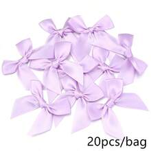 20pcs/Pack Polyester Oblique Tail 8cm Big Bow Tie, Gift Packaging Clothing Shoes Jewelry Making Accessories, Holiday Party Decoration Bow Tie - Diagonal Bow - View 23
