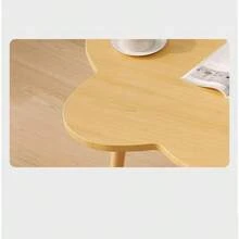 1pc Flower Shaped Small Coffee Table, Minimalist & Cute Living Room Side Table, Bedroom Nightstand - Multicolor - View 5