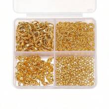 龙虾扣和单环组合套装，DIY项链手链串珠材料