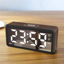 1pc Modern Minimalist LED Multi-Function Digital Alarm Clock; 5 Brightness Levels, Suitable For Home, Living Room, Office Decor, Christmas, Valentine's Day, New Year Gift - Multicolor - View 14