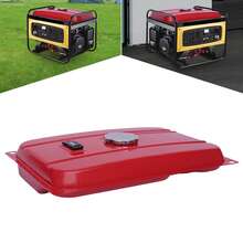 SHZICMY Universal 4 Gallon Metal Generator Gas Tank Red With Filter And Valve Petcock - 1 - View 2