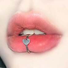 1pc  Punk Stainless Steel Clip-On Fake Lip Piercing Rings For Women, Men, And Unisex Nose - 6 - Xem 1