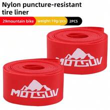 26"/700C/27.5"/29" Nylon Anti-Puncture Bicycle Tire Liner, Anti-Explosion Lining For Mountain Road Bikes