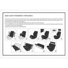 Car Seat Covers Set Polyester Fabric Airbag Compatible Universal Fit Auto Accessories For Women New Design - one-size - View 9