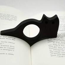 Ergonomischer Kunststoff-Daumenlesezeichen - modisches Schwarz, Lesehilfe und Seitenmarkierung für eine Hand, bequemer Griff, ideal für Lesebegeisterte, unverzichtbares Schul-Utensil, Neuestes Modell 2026 - Verschiedenfarbig - Übersicht 4