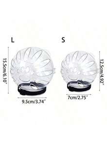 Breathable Cat Mouth Cover, Transparent Anti-Lick Space Mask, ABS Anti-Bite Cat Supplies