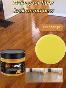 80g Orange Beeswax Wood Polish And Conditioner, Beeswax Furniture Polish (For Wooden Furniture And Leather Products)