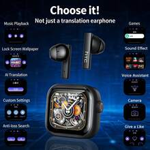 HTC NE40 Wireless Earphones: Suitable For All Scenarios, Long Battery Life For Commutes And Long Journeys, Immersive Sound Quality, Lightweight Fit, Stable Connection Via Type-C Interface. - Gunmetal - View 5