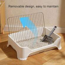 Bandeja para Orinal para Perros de Acero Inoxidable Extraíble Lavable para Entrenamiento de Inodoro para Mascotas Bandeja para Orinar para Perros Pequeños y Medianos de 1 5 - por defecto - Ver 8