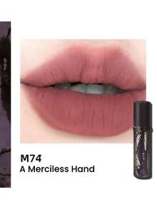 GIRLCULT Love Whisper哑光唇彩，M74 Spiced Kiss | Ruby Glow | Berry Nebula | Holographic Shimmer | Celestial Sparkle | Smudge-Proof Blend | Iridescent Veil | 3.8毫升/0.13液盎司 - M74 Spiced Kiss - 查看 6