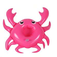 1 pieza Soporte inflable para bebidas, disponible en múltiples formas, adecuado para piscina, boda, despedida de soltero, fiesta en la piscina, vacaciones en la playa, agregando un toque divertido y de moda a tu fiesta en la piscina y viaje a la playa - Multicolor - Ver 14