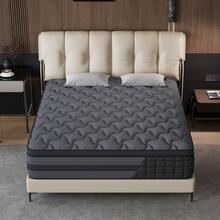 12"/14" Queen Mattres Twin Full Queen King Size Bed Mattress In A Box, Hybrid Pocket Spring Breathable Cotton Layer Mattress For Motion Isolation & Silent Sleep, Lumbar Support & Pressure Relief, Medium Firm - Màu xám than 12 inch - Xem 9