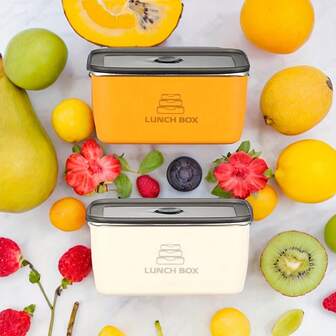 2 piezas o 4 piezas Recipientes de almacenamiento de alimentos de acero inoxidable 304 con tapas con cierre - Fiambrera a prueba de fugas apta para microondas y lavavajillas, recipiente reutilizable hermético multiusos adecuado para frutas, verduras, carne, empanadillas, huevos, ajo, cebolla - Resistente