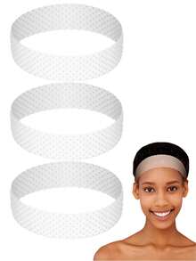 10 件装硅胶假发固定带，可调节硅胶假发头带，防滑强力固定，男女通用，运动瑜伽适用 - 彩色 - 查看 21