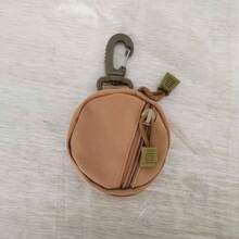 Multifunctional Key Holder Pouch, Coin Purse, Convenient For Outdoor Sports, Cycling, Military Style Small Round Bag - Multicolor - View 7