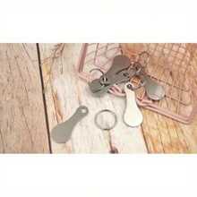 2-Piece Shopping Cart Stainless Steel Keychain, Classic, Fashionable And Simple Style, Suitable For Both Men And Women's Daily Wear - 購物車/2件 - 查看 7