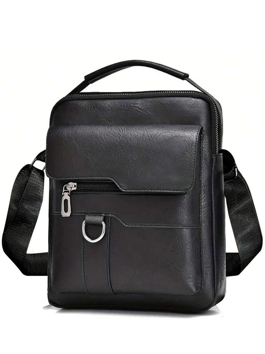 Túi xách công sở phong cách vintage unisex, dây đeo vai có thể tháo rời, cao cấp. - Nhiều màu - Xem 1