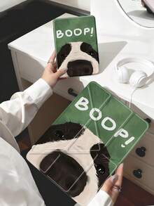 狗狗图案平板电脑保护套，兼容 iPad 9.7/10.2/10.5/10.9/12.9/Pro 11（第十代），兼容三星 Galaxy Tab S6 Lite 10.4 英寸，兼容 Kindle Paperwhite（第十二代，2024 年款），Kindle（第十一代，2022 年款），轻柔防摔，智能支架/自动唤醒/睡眠功能 - 彩色 - 查看 3