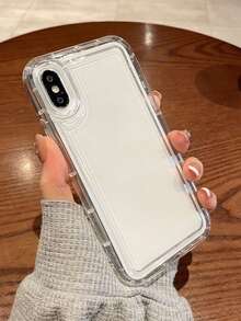 1pc Transparent Anti-Fall TPU Soft Protective Phone Case Cover Compatible With Apple 7 Plus/8 Plus/17/17 Pro/17 Pro Max/16/16 Plus/16 Pro/16 Pro Max/XR/XS Max/11/11 Pro/11 Pro Max/12/12 Pro/12 Pro Max/13/13 Pro/13 Pro Max/14/14 Pro/14 Plus/14 Pro Max/15/15 Pro/15 Plus/15 Pro Max, Fashionable/Elegant/Cute/ - Multicolor - View 3