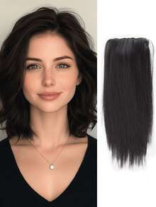 Synthetic Wigs Invisible Seamless Hair Pads Clip In Hair Extension Fluffy Pad Hight Hairpiece For Women Top Side Cover Hairpiece Suitable For Women's Daily Wear And Gatherings