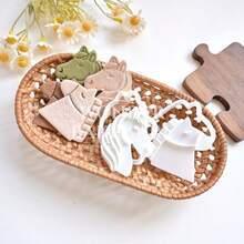 Cortadores de Biscoito em Forma de Pônei Animal 3D, Molde de Biscoito em Forma de Cabeça de Cavalo Fofo, Estampador de Fondant em Forma de Cavalo, Ferramentas de Decoração de Bolo PLA, Suprimentos de Cozimento - Cabeça de cavalo - Visão 5
