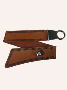 1 chiếc thắt lưng thun co giãn hình vuông đính đinh tán thời trang nữ kiểu dáng thường ngày - Đai lưng đinh vuông - Xem 8