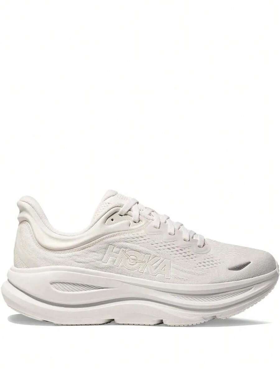 HOKA - Women Bondi 9 Sneakers - WHITE/WHITE - View 1