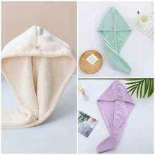 1/3/4 Pcs Women Anti-Frizz Hair Towel Set, Super Absorbent Quick Dry Hair Wrap, Suitable For Drying Curly Long Hair, Patting Wet Hair, Back To School Hair Turban, Applicable For Salon, Hotel, Sports, Home And More, Hair Towel, Skincare Hair Drying Wrap - Multicolor - View 15