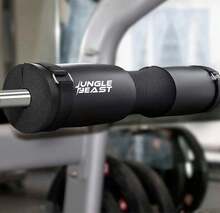 Jungle Beast Almohadilla para Barra Olimpica de Gimnasio, Esponja para Barra de Gimnasio, Cojín para Barra Gym, Acolchonado Perfecto, Incluye Bolsa de Transporte - negro - Ver 4