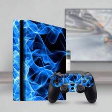 1 Set de Pegatina protectora impresa para consola de juegos delgada, resistente al agua y a los arañazos - Multicolor - Ver 3