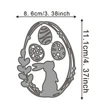 DIY Composite Festival Rabbit Egg Metal Carbon Steel Cutting Die For Paper Crafting, Embossing, And Etching - Silver - View 15