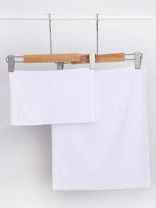 2pcs Women Scarf & Beanie Set, Versatile Underscarf Cap Combo, Hijab Middle East Abaya Matching, Elastic Beanie & Chiffon Scarf Casual Outfit - White - View 2