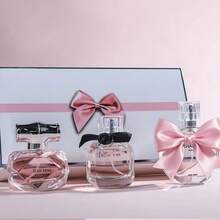 3 Pcs Luxury Women's Perfume Gift Set  | Notes Of Floral, Sweet, Spicey Red Fruit, Vanilla & Musk | DATE, SENORITA, GLAM & ROSE | French Parfum Collection Gift Set - Nhiều màu - Xem 3