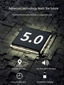 新款蓝牙防丢追踪器，智能手机防摔定位器，钥匙和包包防丢装置。（含保护套） - 彩色 - 查看 8