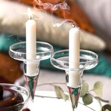 4/8/10/16 Pcs Taper Candles Alternative Imagination White Chime Candles - Dripless Long Burning Ritual Candles For Meditation, Spell Work, Cleansing, Peace & Home Decor- Bulk White Candles For Memorial, Congregational, Wedding, Communion, Baptism & Christmas Ceremonies, Ramadan - Multicolor - View 6