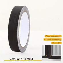 10米/卷哑光黑色木纹封边胶带 - 自粘家具胶带，防水装饰条，易于安装，适用于橱柜、桌子、架子、厨房、浴室、办公室 - 非常适合DIY项目和橱柜升级，现代装饰配件，PVC材质，厨房升级，现代风格，耐用，胶带，室内设计师 - 彩色 - 查看 13