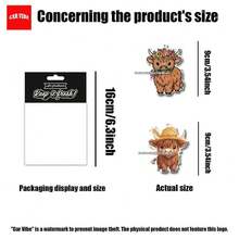 تصميم بقرة عالية الأرض، قرص معطر معلق على مرآة السيارة الخلفية، معطر هواء السيارة، قرص معطر للسيارة، زينة معلقة على مرآة الرؤية الخلفية للسيارة، تعليق ديكور السيارة، اكسسوارات داخلية للسيارة، هدايا خاصة للأصدقاء، عطر ورقي متين للمركبات، خالي من الكحول، سهل الاستخدام، تصميم مرح