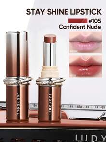 JUDYDOLL STAY SHINE LIPSTICK, Hydrating Lip Gloss, Non-Stick, Limited Edition For New Year - 105 bức ảnh khỏa thân tự tin - Xem 1