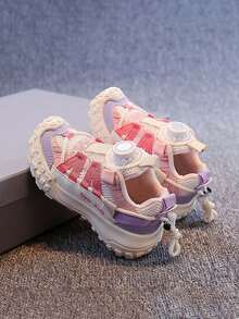 1 Pair Cute Unisex Kids/Children Mesh Breathable Casual Sneakers, Fashion Versatile Trainers, Soft Sole Non-Slip Toddler/Baby/Youth Shoes For Outdoor, Sports, School, Suitable For Spring, Summer, Autumn