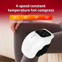 This Wireless Knee Massager Has Heating Function, Providing 4 Heating Modes, 4 Vibration Modes And One LED Display. Suitable For Hands, Knees And Shoulders. Convenient For Home And Travel Use. - Multicolor - View 5