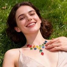 100pcs Rhombus Glass Mosaic Tiles - Premium Craft Decorative Pieces For Creative Art, Painting, Handmade Jewelry, And DIY Projects