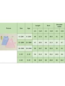 Toddler Baby Girl Easter Bunny Dress Rabbit Embroidery Sleeveless Tank Dress Infant Spring Family Photo Outfits - Màu xanh lam - Xem 8