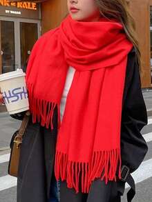 1 chiếc khăn quàng cổ giả cashmere ấm áp, thêu họa tiết tùy chỉnh, màu trơn, dùng hàng ngày, thời trang, nhiều màu sắc, cổ điển, đơn giản, sành điệu, thời trang mùa thu, phong cách quý tộc, cá nhân hóa, độc đáo, quà tặng lý tưởng cho nam/nữ, thời trang mùa đông, quà Giáng sinh, đồ trang trí Giáng sinh, đồ trang trí Giáng sinh cá nhân hóa, quà tặng cá nhân hóa cho phụ nữ/nam giới, phụ kiện Giáng sinh, khăn quàng cổ và phụ kiện khăn quàng cổ tùy chỉnh, phong cách đường phố giản dị. - Nhiều màu - Xem 11