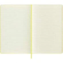Moleskine - Cuaderno clásico, tapa dura, grande (13 x 21 cm), liso/blanco, verde mirto, 240 páginas(Liso Blanco) - Multicolor - Ver 5