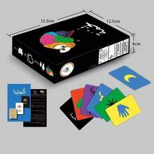 病毒感染卡牌游戏（英文版），家庭聚会玩具 - 完美礼物、生日礼物、理想礼物、惊喜礼物、节日礼物、季节性礼物、万圣节礼物、圣诞节礼物、游戏玩家礼物、礼物、玩具、复活节礼物 - 彩色 - 查看 9